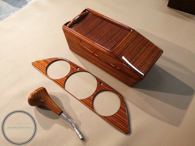 Mercedes W126 C126 Wood Accessory set W126 Coupe WOOD TRIM Zebrano