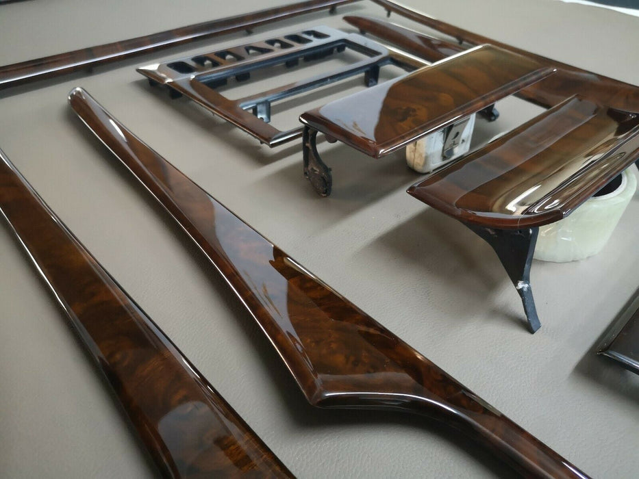 96-98 Mercedes Benz Wood Trim Set W210 E55 AMG E430 E320 E300 E420
