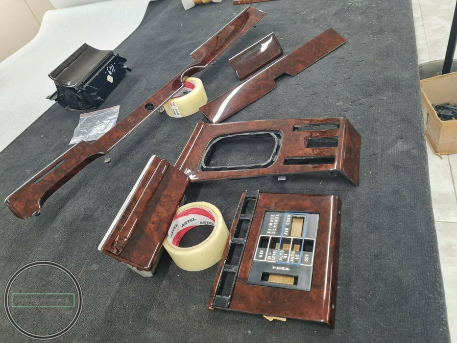 Mercedes W116 Wood Trim Set BURL wood trim shift panel
