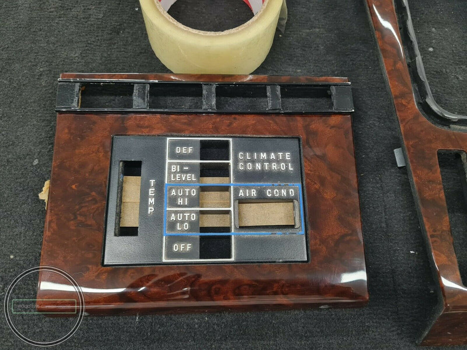 Mercedes W116 Wood Trim Set BURL wood trim shift panel