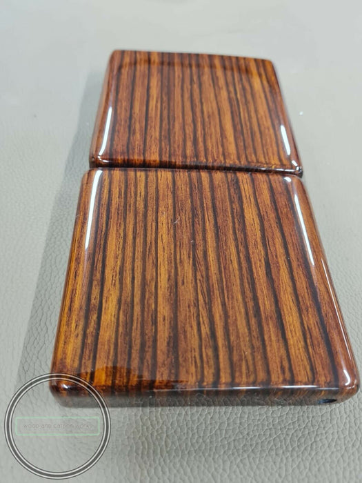 MERCEDES BENZ w123 w124 r107 w126 WOOD FOLDING DRINK CUPHOLDER Zebrano