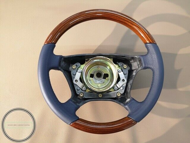 Mercedes Wood Steering Wheel R129 W124 W140 W208 W210 ZEBRANO Holz Lenkrad