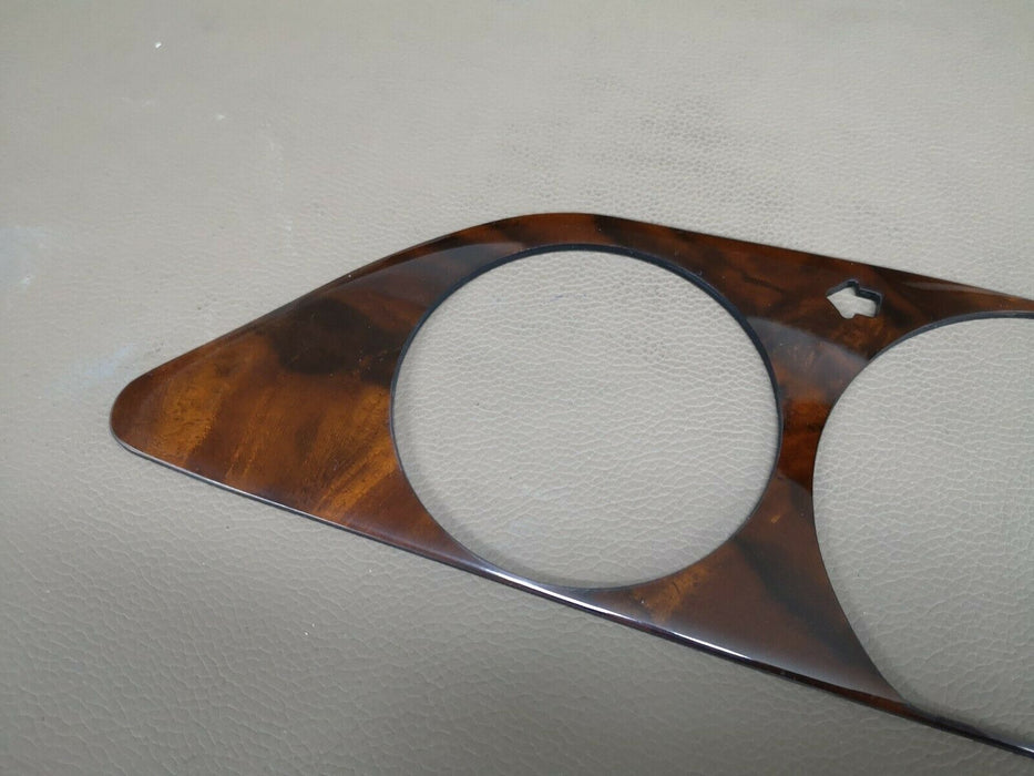Mercedes Benz W126 instrument cluster  Speedometer Wood panel trim Burled Walnut
