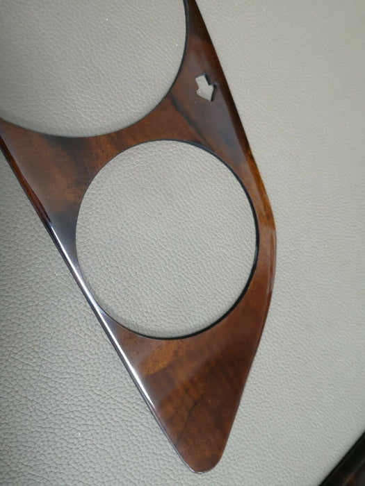 Mercedes Benz W126 instrument cluster  Speedometer Wood panel trim Burled Walnut