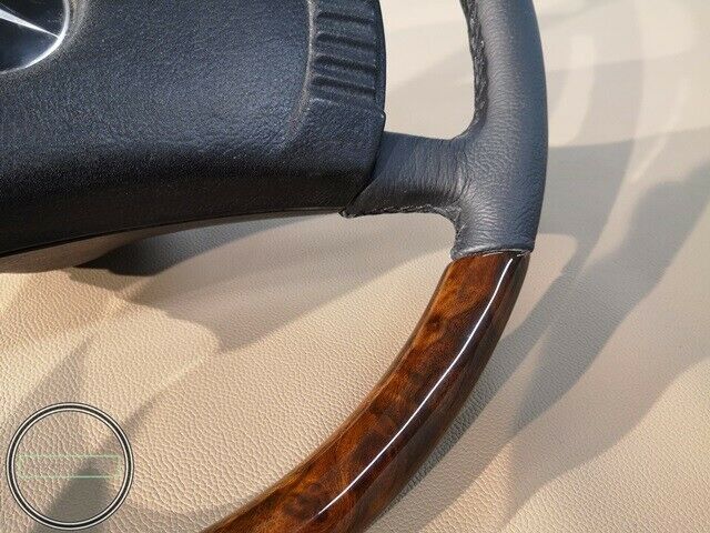 Mercedes Wood Steering Wheel Early R107 W123 W116 W115 W114 W108 Burled Walnut