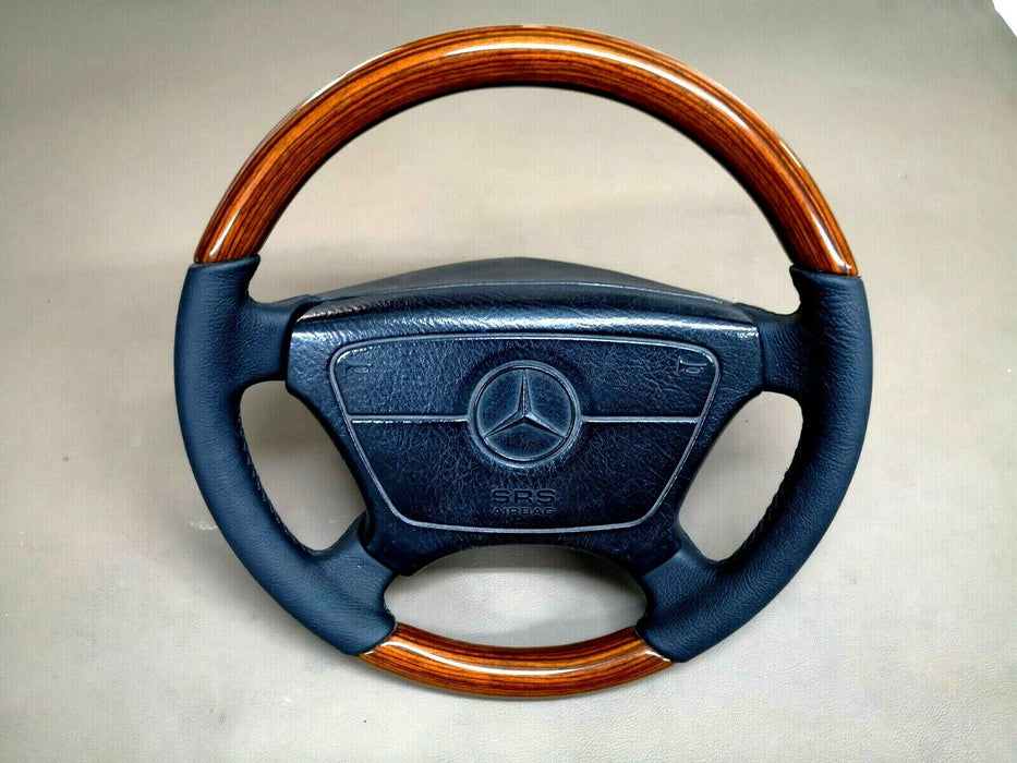 Mercedes Benz  W124 R129 W201 Wood steering wheel zebrano Mercedes holz Lenrad