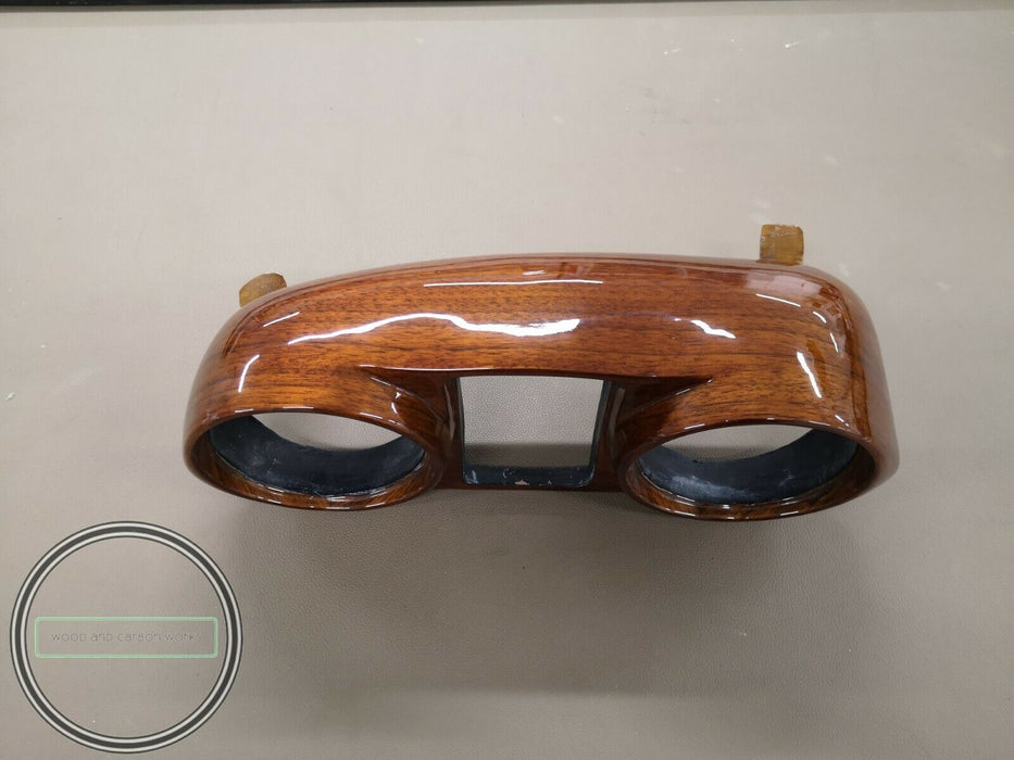 Mercedes W111 Coupe Cabriolet Wood Speedometer Gauge Case Housing Dashboard