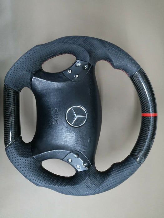 Mercedes Benz REAL Carbon covered W210 W208 Steering Wheel AMG style