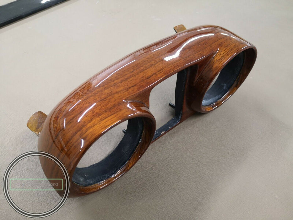 Mercedes W111 Coupe Cabriolet Wood Speedometer Gauge Case Housing Dashboard