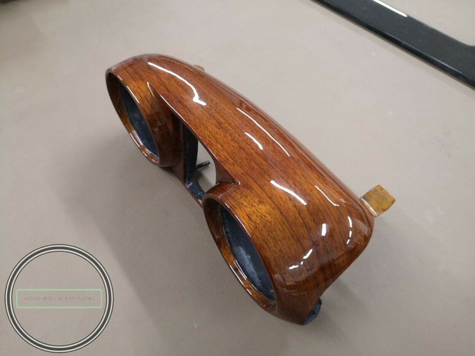 Mercedes W111 Coupe Cabriolet Wood Speedometer Gauge Case Housing Dashboard