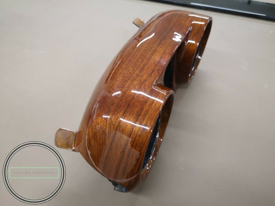 Mercedes W111 Coupe Cabriolet Wood Speedometer Gauge Case Housing Dashboard