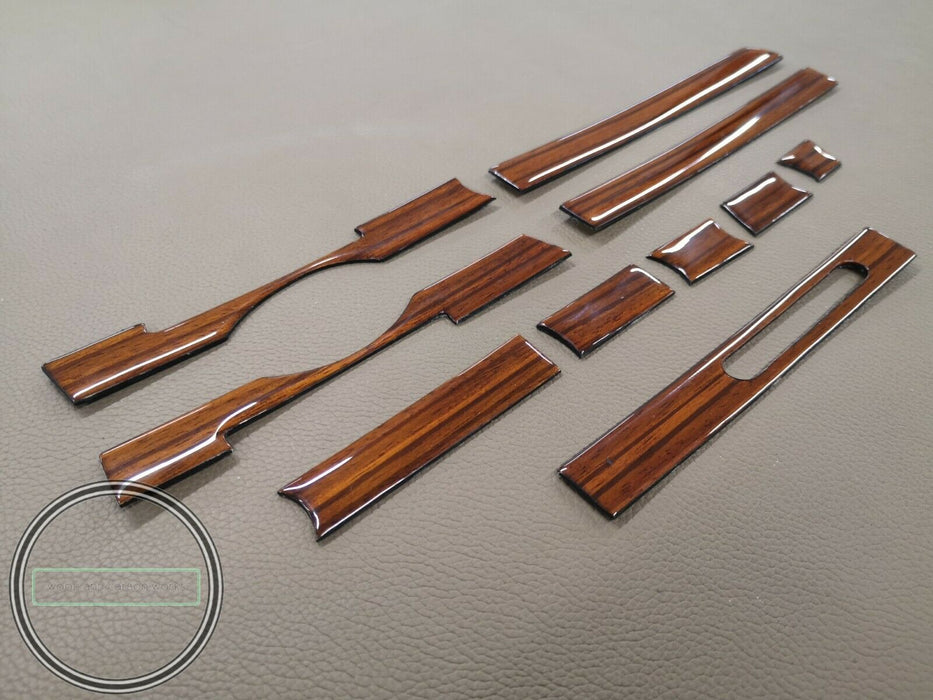 Mercedes R107 Wood Trim Set Zebrano dashboard set 560sl trim r107 holz