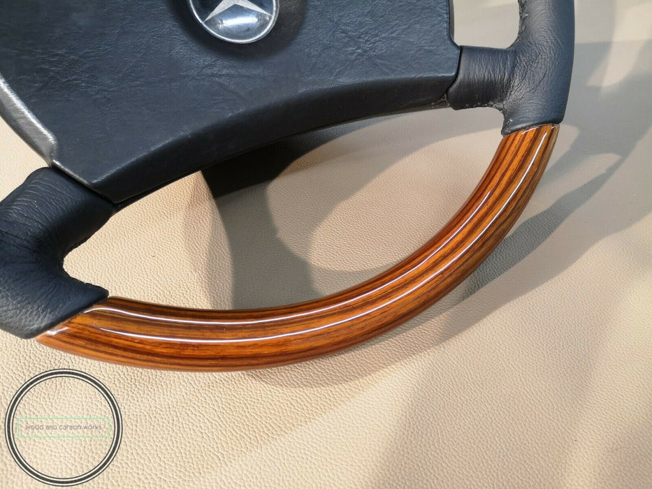 Mercedes Wood Steering wheel r107 w123 W124 w115 Zebrano Steering wheel