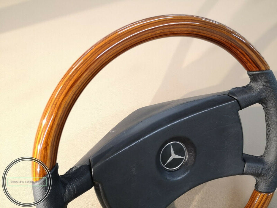 Mercedes Wood Steering wheel r107 w123 W124 w115 Zebrano Steering wheel