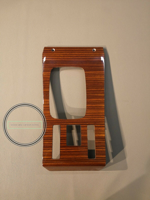 Mercedes R107 SL Center Console Gear Shift Wood Trim Zebrano