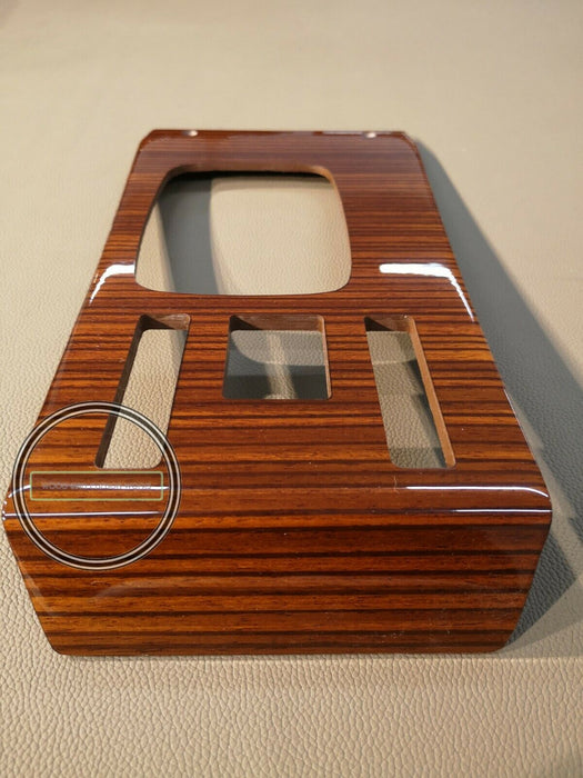 Mercedes R107 SL Center Console Gear Shift Wood Trim Zebrano