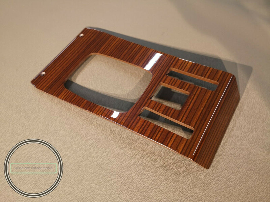 Mercedes R107 SL Center Console Gear Shift Wood Trim Zebrano