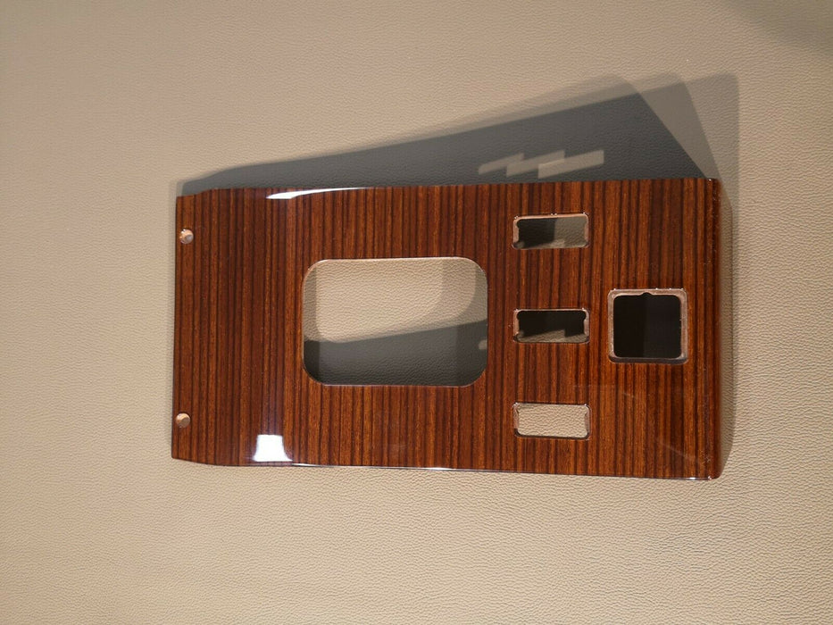 Mercedes R107 SL Center Console Gear Shift Wood Trim Zebrano