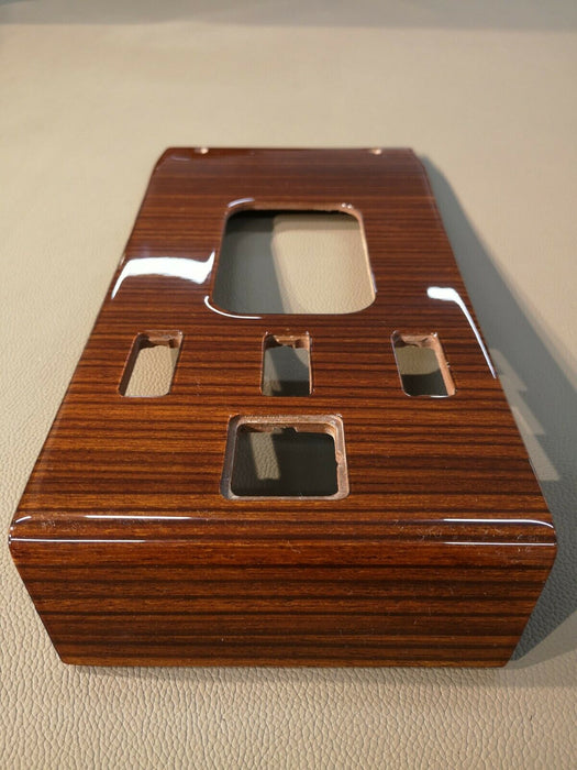 Mercedes R107 SL Center Console Gear Shift Wood Trim Zebrano