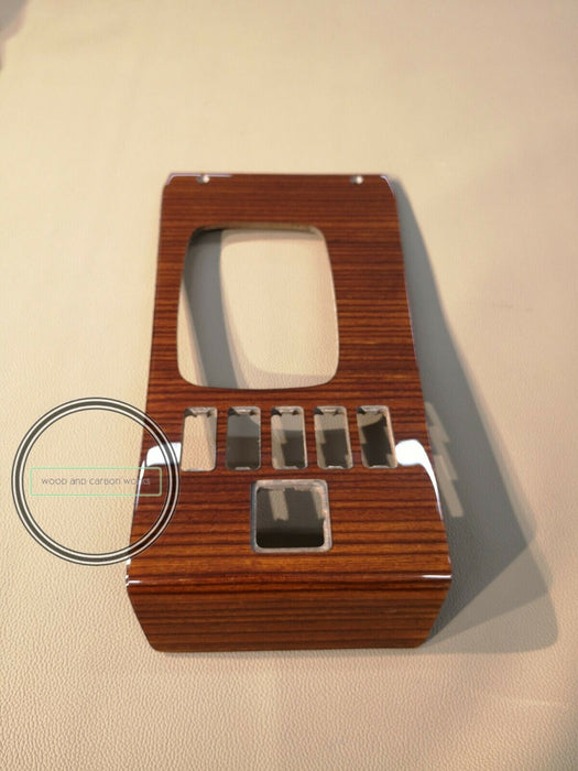 Mercedes R107 SL Center Console Gear Shift Wood Trim Zebrano