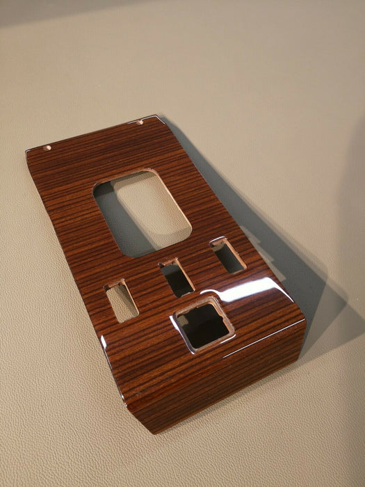Mercedes R107 SL Center Console Gear Shift Wood Trim Zebrano