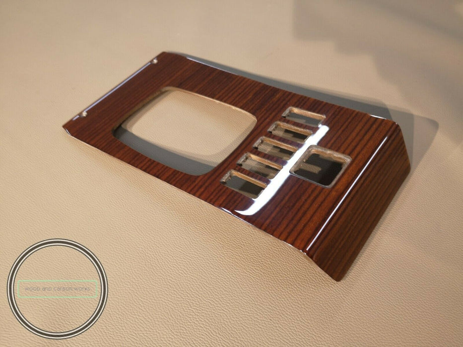 Mercedes R107 SL Center Console Gear Shift Wood Trim Zebrano