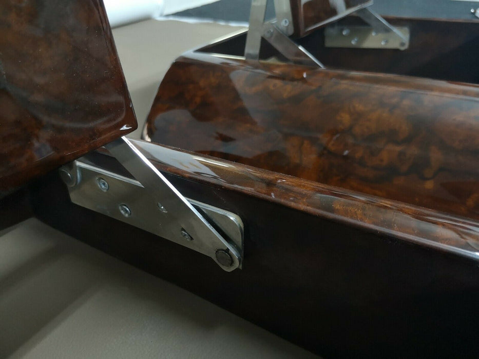 Mercedes W126 Wood Business table 2 Pieces as set W126 Picnic Table 500Sel