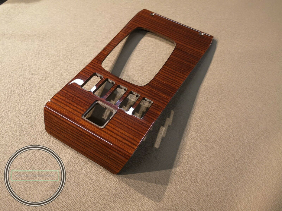 Mercedes R107 SL Center Console Gear Shift Wood Trim Zebrano