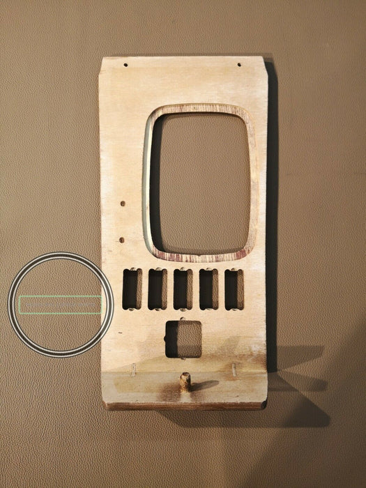 Mercedes R107 SL Center Console Gear Shift Wood Trim Zebrano