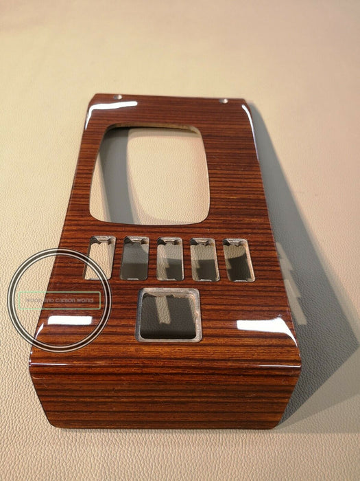 Mercedes R107 SL Center Console Gear Shift Wood Trim Zebrano