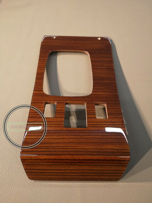 Mercedes R107 Center Console Gear Shift Wood Trim Zebrano mercedes SL