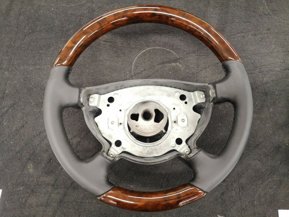 Mercedes W211 Wood Steering Wheel E320 E500 burled walnut steering wheel 03-06