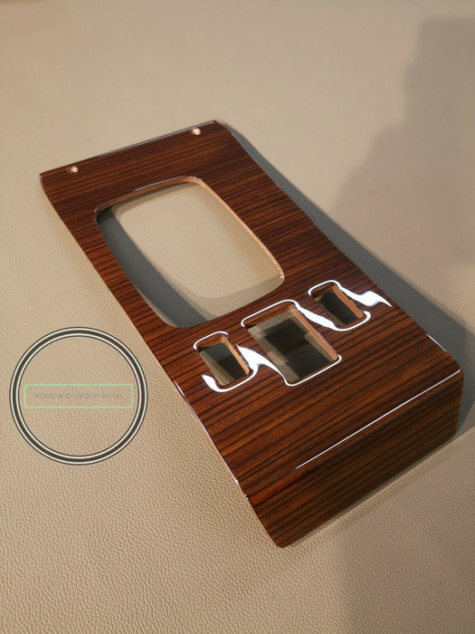 Mercedes R107 Center Console Gear Shift Wood Trim Zebrano mercedes SL