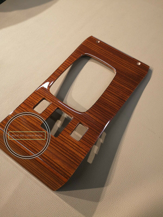 Mercedes R107 Center Console Gear Shift Wood Trim Zebrano mercedes SL