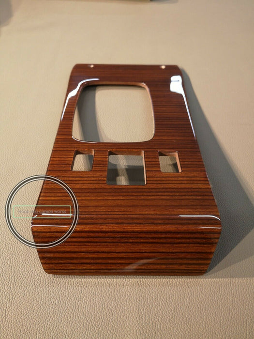 Mercedes R107 Center Console Gear Shift Wood Trim Zebrano mercedes SL