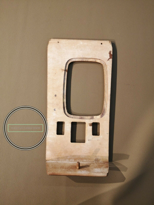 Mercedes R107 Center Console Gear Shift Wood Trim Zebrano mercedes SL