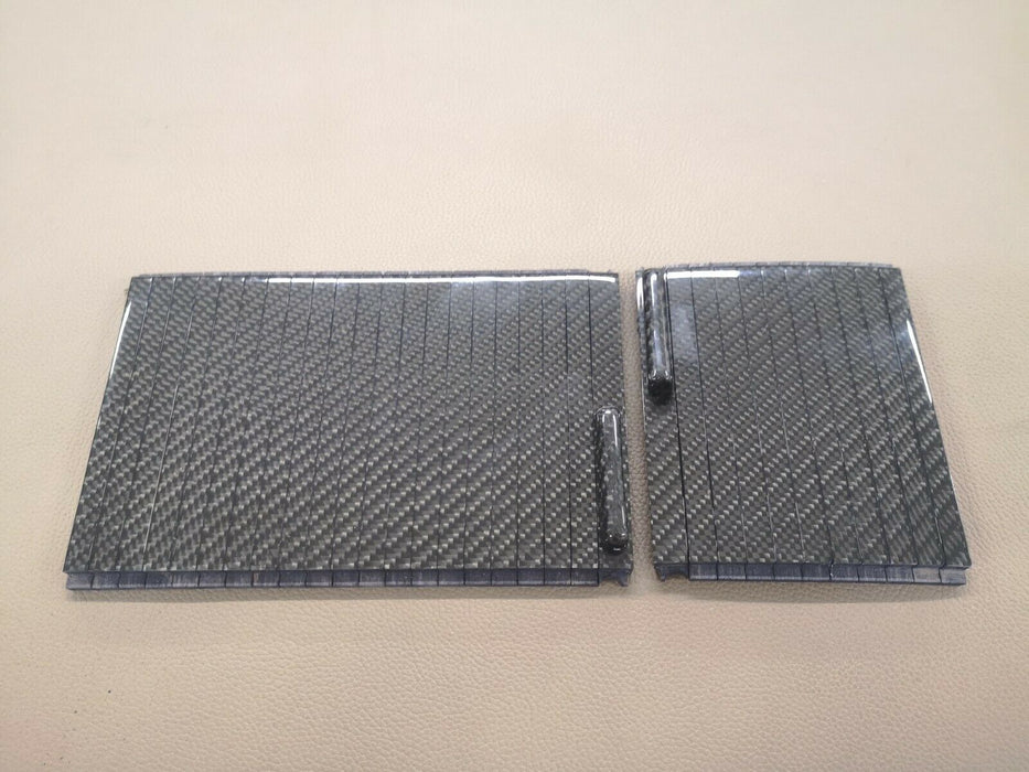 Mercedes Benz SL R129 Rollup Blind center  Carbon console accordion