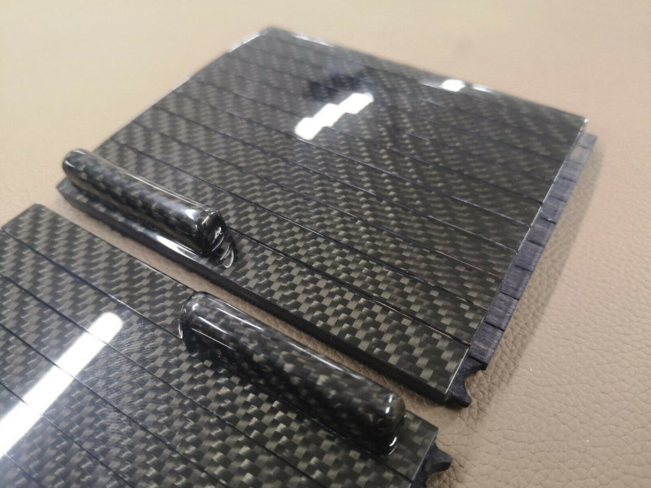 Mercedes Benz SL R129 Rollup Blind center  Carbon console accordion
