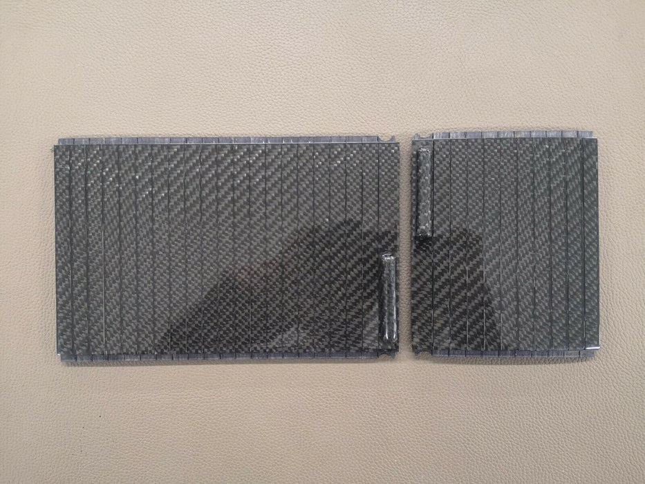 Mercedes Benz SL R129 Rollup Blind center  Carbon console accordion