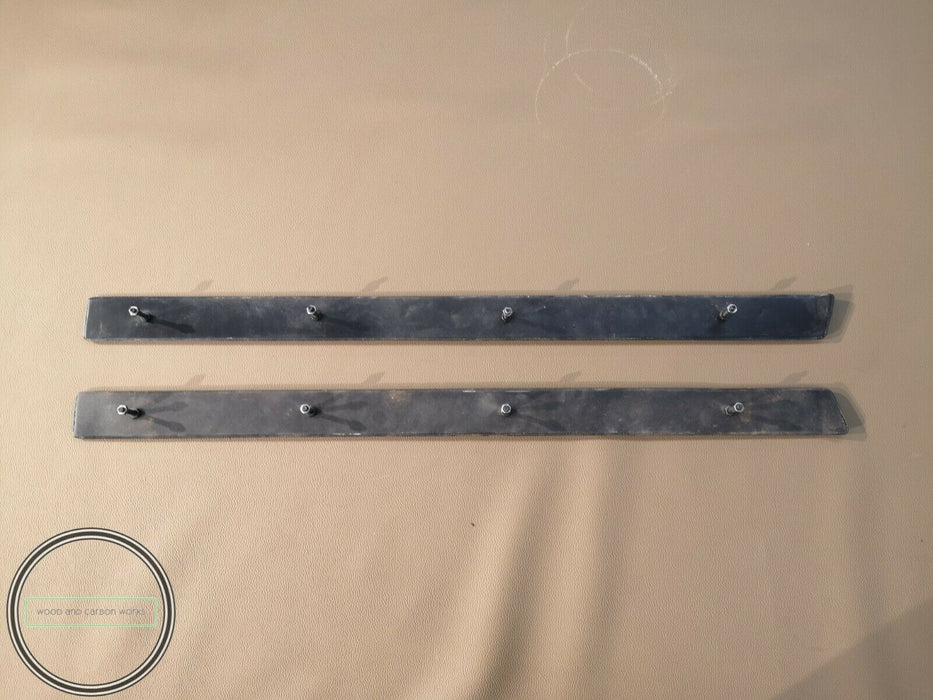 Mercedes R107  Wood Trim Set Zebrano Door Trims 2 Pieces