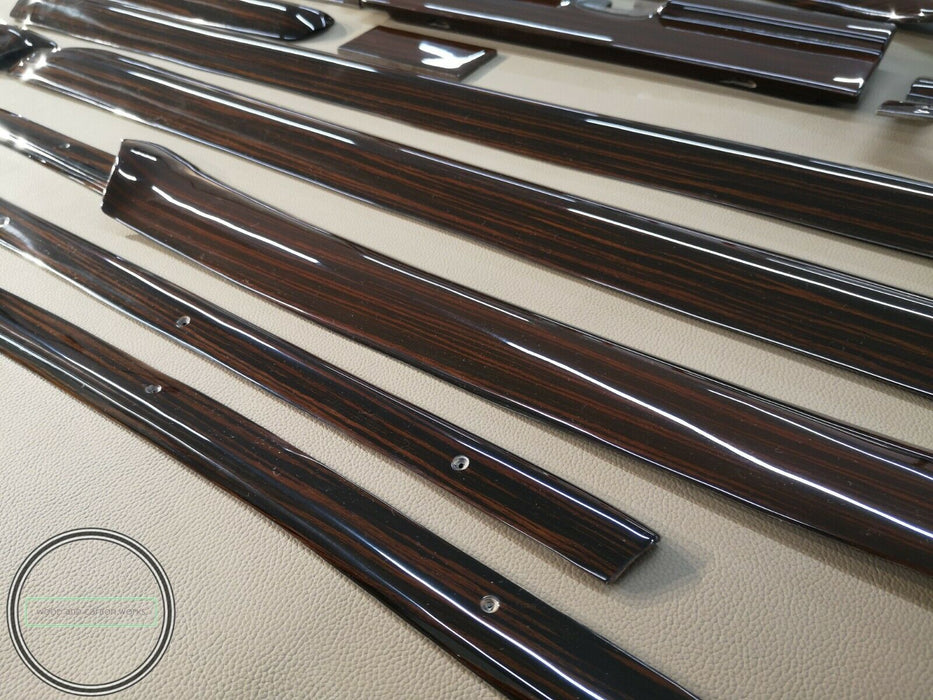 RHD MERCEDES W108 Wood Trim DASH INTERIOR 24 pieces DASH WOOD fits 109