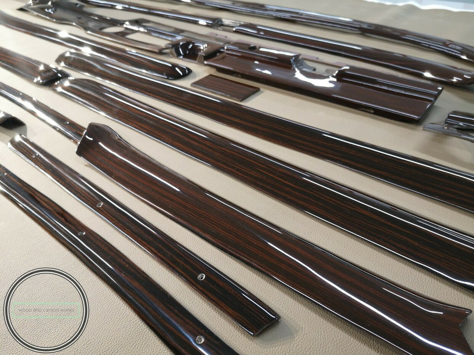 RHD MERCEDES W108 Wood Trim DASH INTERIOR 24 pieces DASH WOOD fits 109