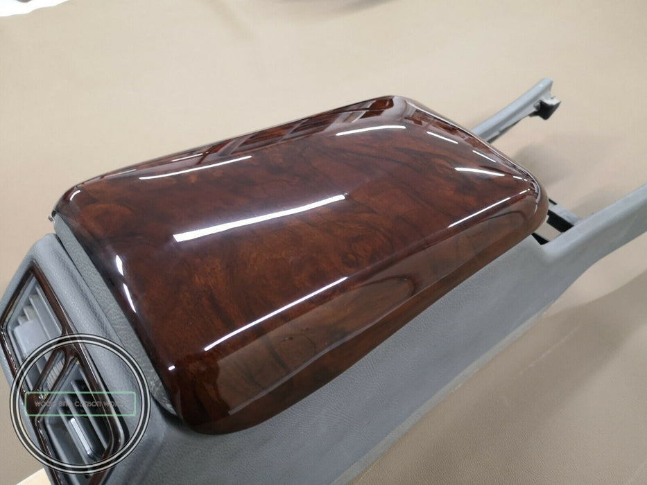 MERCEDES W210 E55 AMG WOOD TRIM SET FOR CENTRAL PIECE E320 E430 BURLED WALNUT