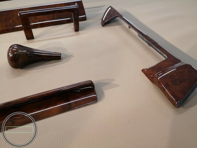 RHD Mercedes W126 SEC Burlwood Wood Trim Set