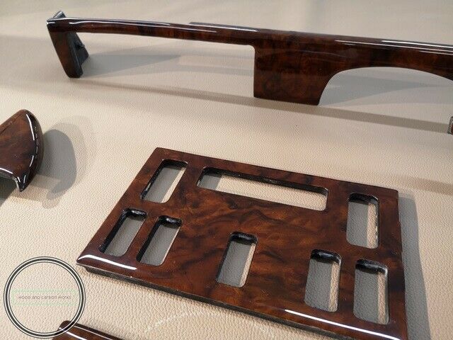 RHD Mercedes W126 SEC Burlwood Wood Trim Set
