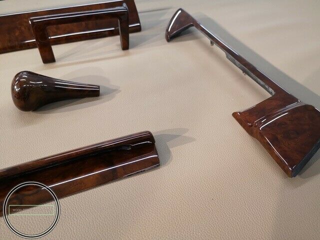 RHD Mercedes W126 SEC Burlwood Wood Trim Set