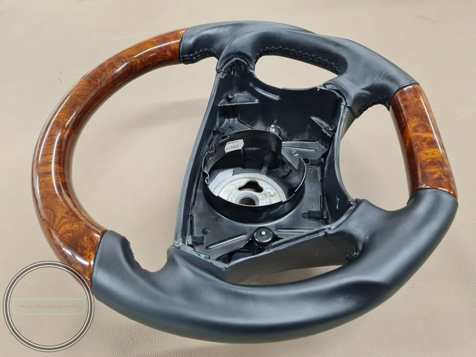 Mercedes Steering Wheel Wood For W210 Facelift W208 Amg Style Burlwood