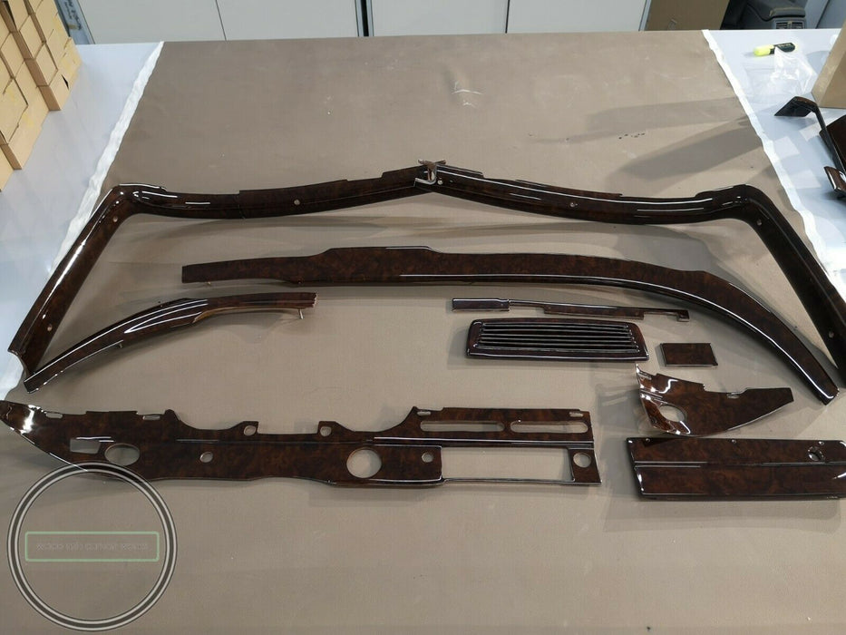 Mercedes W111 Wood Trim Set W112 Wood Set Walnut Burl 280se 300se Dashboard