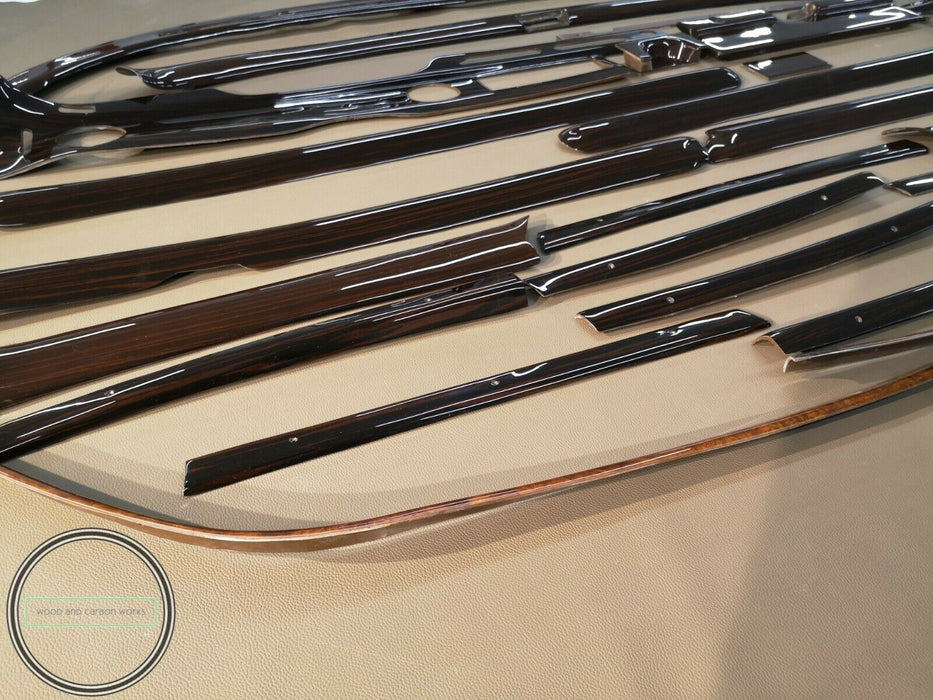 RHD MERCEDES W108 Wood Trim DASH INTERIOR 24 pieces DASH WOOD SET TRIM