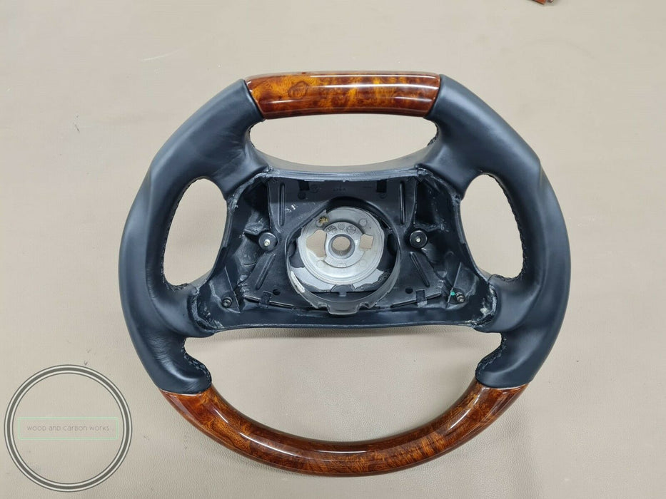 Mercedes Steering Wheel Wood For W210 Facelift W208 Amg Style Burlwood